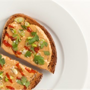 Peanut Butter & Sriracha Toast