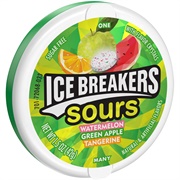Ice Breakers Sours Watermelon Green Apple