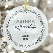 Asthma Awareness Ornament
