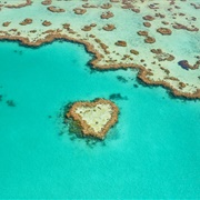 Heart Reef, Great Barrier Reef, Australia