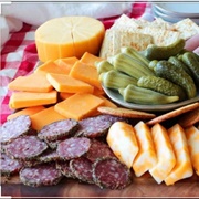 Cheese and Sausage Platter