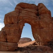 Forzhaga Natural Arch, Acacus, Libya