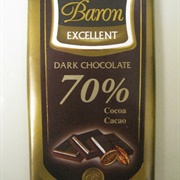 Baron Dark Chocolate 70%