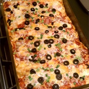 Easy Cheesy Enchiladas With Black Olives &amp; Green Onions