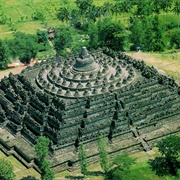 Borobudur Temple Complex. Yogyakarta, Indonesia