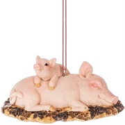 Baby Pig Ornament