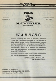 Felix the Cat (Margaret J. Winkler Run) (1922) - (1925)