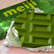 Meiji Green Tea Chocolate