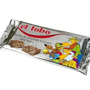 El Lobo Turron De Choclate Crujiente Calidad Suprema