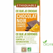 Ethiquable Chocolat Noir Orange Confite