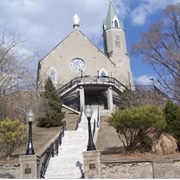 Pray on the Steps of Church of the Immaculata on Good Friday