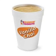 Dunkin Donuts Vanilla Chai