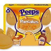 Peeps Pancakes & Syrup
