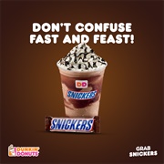 Dunkin Donuts Snickers Shake