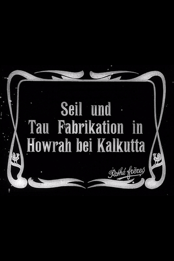 Seil Und Tau Fabrikation in Howrah Bei Kalkutta (1909)