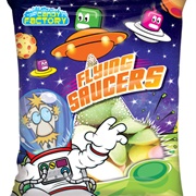 Candy Factory Flying Saucers