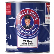 Uncle Joe's Tommy Tin V E Day Mint Balls