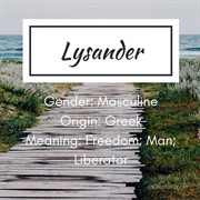 Lysander