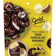 Gold Emblem Dark Chocolate Bananas