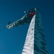 Throw Cubes Into Brick Towers to Collapse Them