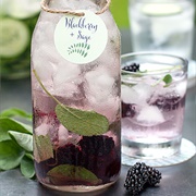 Sage Water With Blackberry Infusion