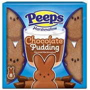 Peeps Chocolate Pudding