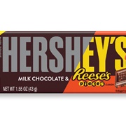 Reese's Hershey's Bar With Reese's Pieces