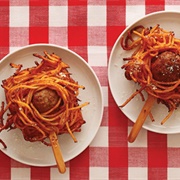 Deep Fried Spaghetti & Meatballs