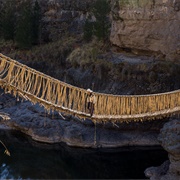 The Q'eswachaka Bridge (Peru)