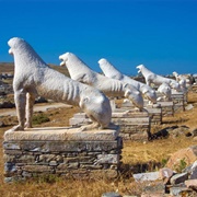 The Terrace of the Lions, Delos Island, Greece