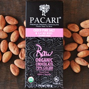 Pacari Raw Cuzco Pink Salt &amp; Cacao Nibs