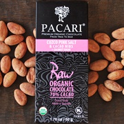 Pacari Raw Cuzco Pink Salt & Cacao Nibs