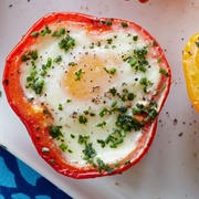 Eggs in Peppers