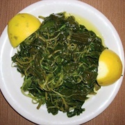 Horta Vrasta (Steamed Wild Greens)