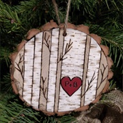Birch Tree Ornament