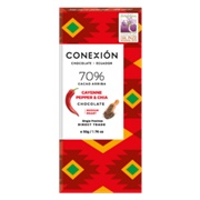 Conexion 70% Cayenne Pepper & Chia Chocolate