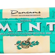 Duncans Mint Milk Chocolate