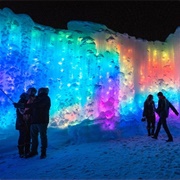 Explore a Ice Castle