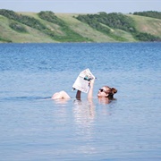 Float in Canada&#39;s Dead Sea (SK)