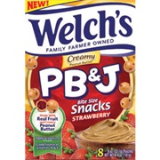 Welch's PB&J Bite Size Snacks Strawberry