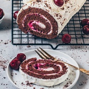 Cherry Roll Cake