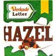 Verkade Hazelnoot Letter