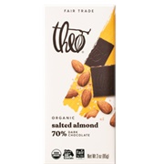 Theo Salted Almond 70% Chocolate