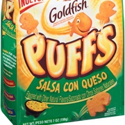 Goldfish Puffs Salsa Con Queso
