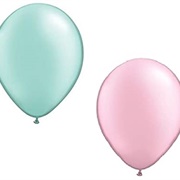 Colors:  Pearl Pink/Mint Green