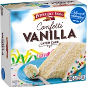 Frozen Confetti Vanilla Layer Cake