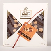 Slitti Dark Chocolate Disc W/ Hazelnuts