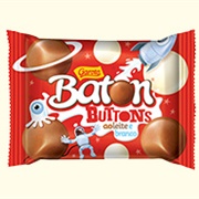 Garoto Buttons Ao Leite E Branco