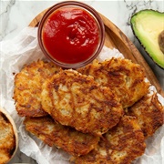 Hash Browns With Ketchup