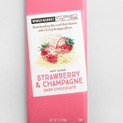 World Market Strawberry & Champagne Dark Chocolate